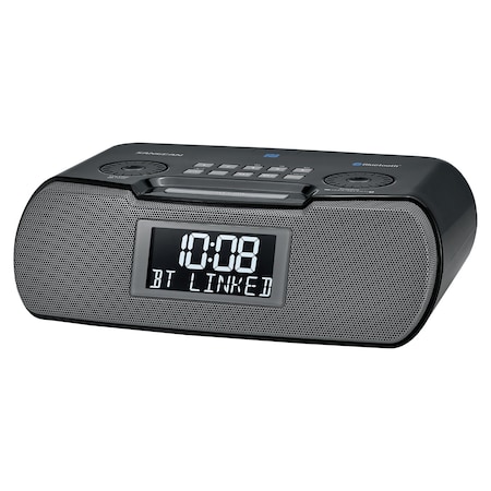 SANGEAN Digital AM/FM-RDS/Bluetooth Clock Radio with USB Charger RCR-20